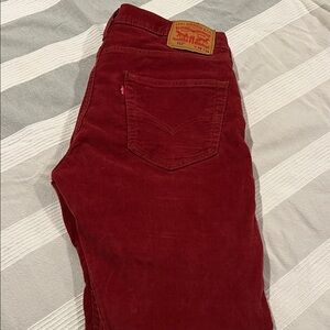 Levi's Men's Rich Red Skinny Jeans